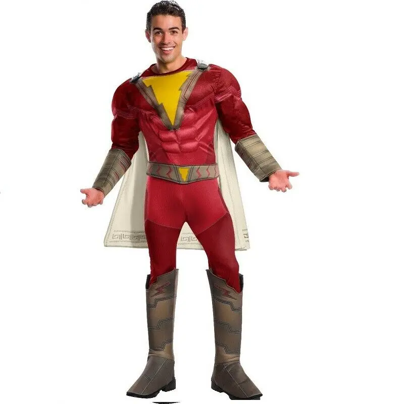 Shazam - Superhero - Movie - Costume - Men - 2 Sizes