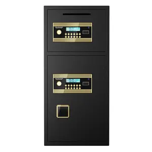 Dreamzon furniture Large Double-door Coin-operated Safe,Digital Security Safe with Keypad and Key,3.5 Cubic Feet Safe Box with Hidden Code Function for Home,Office and Hotel