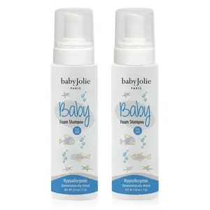 Baby Jolie Cradle Cap Foam Shampoo for Newborn - Baby Shampoo - Tear-Free & Fragrance-Free | 2 Pack