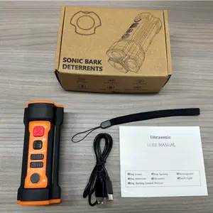 2026 Upgraded Long Range Ultrasonic Dog Bark Deterrent | Rechargeable Humane Anti-Barking Device for Training Dogs