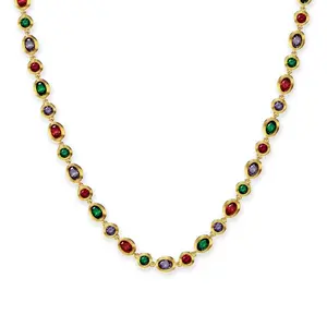 PASCAL Catena Multi Color Gemstone Necklace.