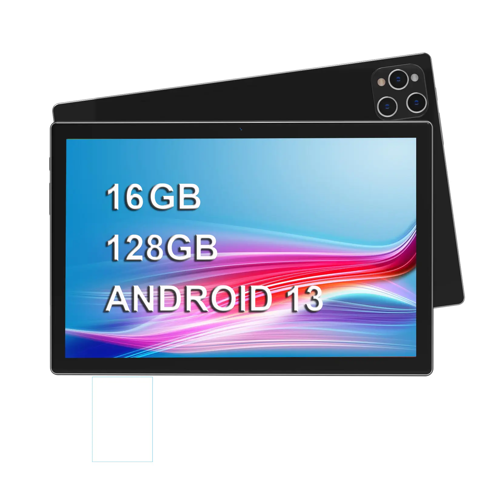 Tablet 2025 Upgraded, Android 13 Tablet, 128GB ROM + 16GB (8+8 Expand) RAM Large Storage, Tablet with Octa-Core Processor, Tablet 10 Inch Screen, 5G WiFi Tablet Bluetooth/13MP Dual Camera/GPS Support