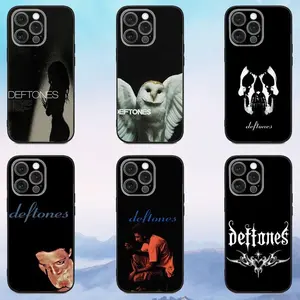 Band D-DeftonesS Phone Case for IPhone 17 16 15 14 13 12 11 Pro Plus Protection Soft Black Cover Protection Smartphone Cellphone Protective