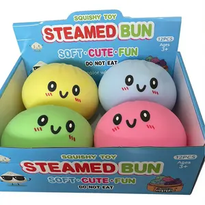 [Supersize]Expressive Big Dumpling Squishy - Blind Box, Mysecret Bun Fidget Toy, Soft TPR Material, Stress Relief, Unboxing Surprise, Random Style per Pack.Valentine's Day and Easter gifts, suitable for children to exchange gifts Summervibes