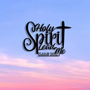 Crafted Metal Signage Decorative Plaque Inspired by Holy Spirit, Halloween Abstract Art Christmas Elegant Design Wall Decor for Home Office Kitchen Party