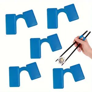 1Pc Plastic Chopstick Clamp Chopstick Aid, Chinese Chopsticks Trainer Holder for Adults Beginner Trainers Reusable Training Small Chopstick Helper