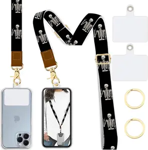 Phone Lanyard Wrist Strap Crobody Adjustable, Cell Phone Lanyard for Around The Neck Shoulder Wristlet Strap