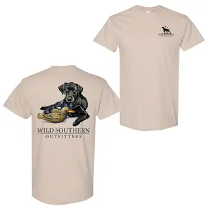 Wild Southern Outfitters Decoy & Black Lab T-Shirt, Duck Hunting Dog Shirt, Outdoor Lifestyle Tee, Country Hunting Shirt, for Men and Women