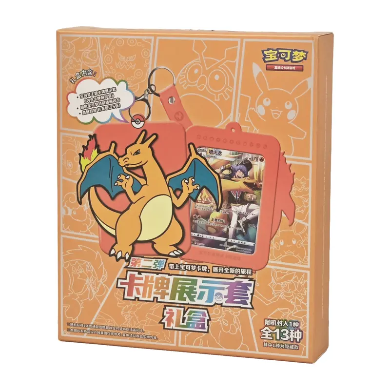 Pokmon 6.0 Card Game PTCG Pokmon Eevee Card Display Set Gift Box Nine  Colors Gathering - TikTok Shop