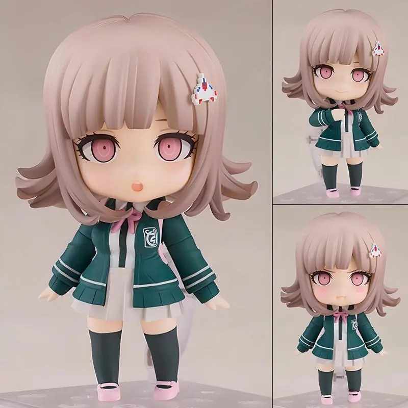 10CM Danganronpa Nendoroid Doll Series Kyoko Kirigiri Articulated Action Figure Model Kit, DIY Trendy Toy for Anime & Manga Action Figure Lovers, with 0.5-1cm Error, Includes Fan Exclusive Code