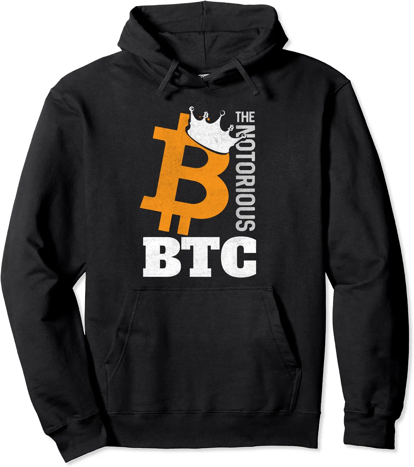 The Notorious BTC Bitcoin Crown King Pullover Hoodie - Karenlyn Shop 32B081JQMXLW