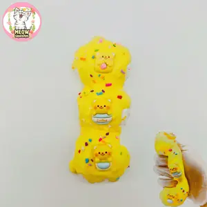 triple butter bear handmade soft plushie