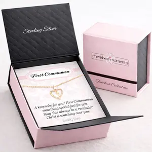 First Communion Necklace Gift Set for Girls, Multiple Styles