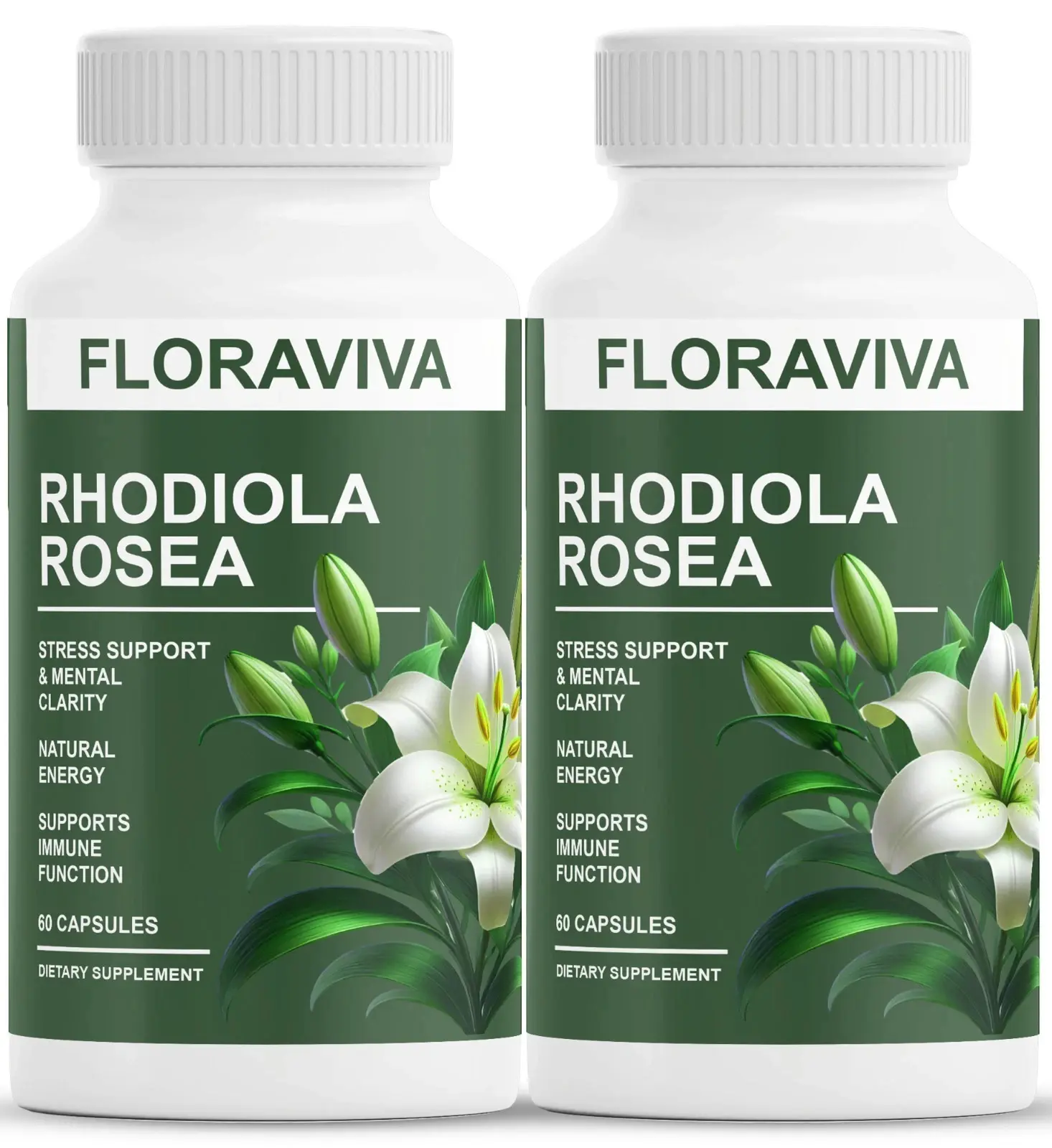 Floraviva Rhodiola Rosea Capsules 2 Pack