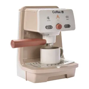 Simulation Coffee Machine with Lights and Sounds, Role-Playing Kitchen Toy, Birthday Gifts, Christmas Gifts