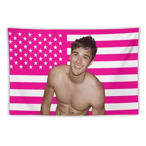 Jacob Elordi Flag Funny Jacob Flag for Wall Hanging poster Tapestry, Jacob Elordi Tapestry,Funny Flag Decorations,Flag for Room, Dorm, Outdoor, Parties,Gift