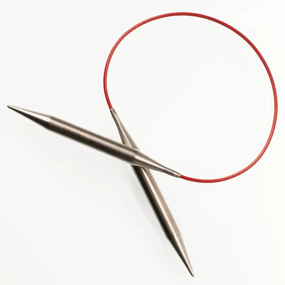 ChiaoGoo Stainless Steel Red Lace Circular Knitting Needles-32 inch