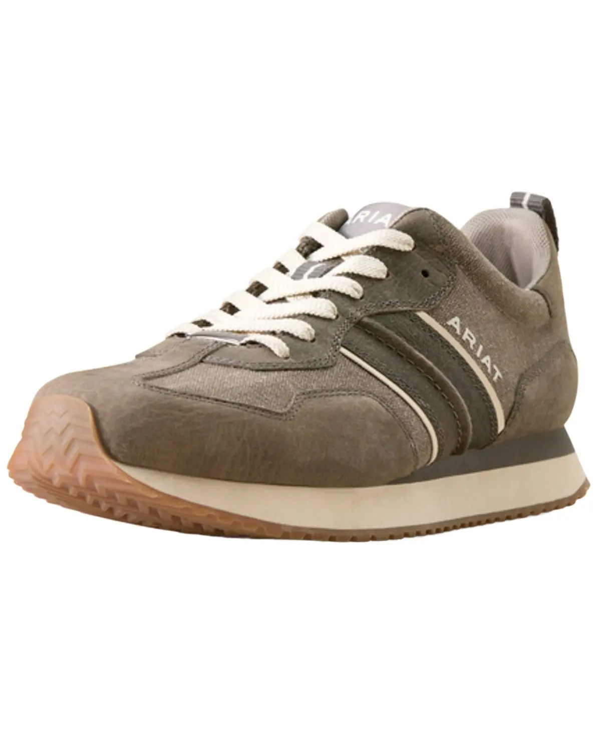 Ariat Men's Men'S Ranch Runner Hippopotamus Print Casual Shoes Round Toe - 10080442