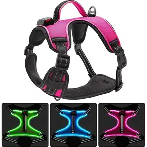 Keep Your Dog Safe and Stylish with the LED Dog Harness – Light Up Their Adventures