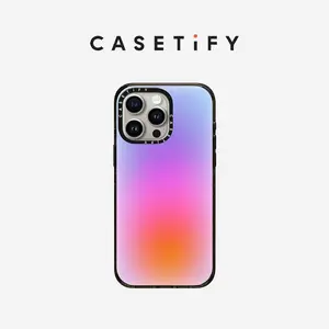 CASETiFY Color Cloud: A New Thing Is On The Way iPhone 16/15/14/13 Series Phone Case MagSafe Impact / Impact/Compact- Black