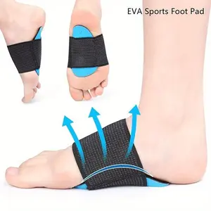Orthopedic Arch Insole for Flat Feet - EVA Sports Foot Pad with Inner and Outer Support for Men and Women