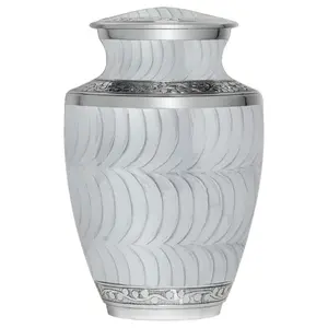 Pearl White - Adult Cremation Urn