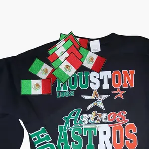 Rep México High-Quality Embroidered Mexican Flag Patch for Jackets, Backpacks, Hats, Jeans & More