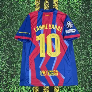 25 26 Barcelona Home Yamal 10# Short sleeve Soccer jersey