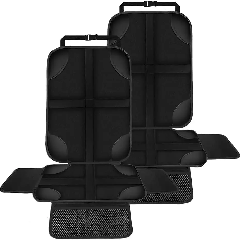 Car Seat Protector for Kids, Non-Slip Function, Anti-Stain and Waterproof, Durable Oxford and PVC Material, 1pack/2pack, Suitable for Most Vehicles, Car Seat Covers