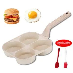 NORA Nonstick egg frying Pan & Burgers | Gas/Induction Ready Multifunction Non-Stick Egg Frying Pan.easy clean