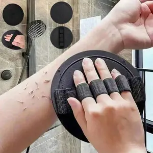 5pcs Exfoliating Body Scrub Pads for Women, Pain-Free Back Scrubber, Home Use Exfoliation Towels, Strong Clay Cleaning Discs, Exfoliating Brush