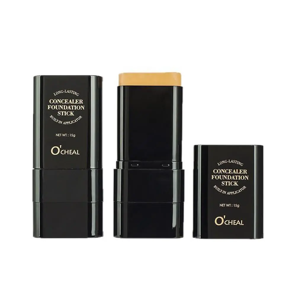 Dual-ended Eraser Foundation Stick Nose Shadow Fixer Concealer Acne Marks Highlighting Foundation Makeup Cosmetic
