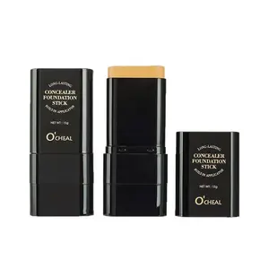Dual-ended Eraser Foundation Stick Nose Shadow Fixer Concealer Acne Marks Highlighting Foundation Makeup Cosmetic