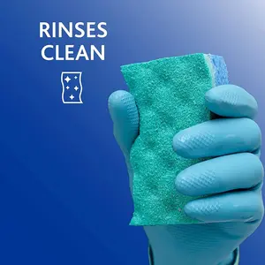 O-Cedar Scrunge Non-Scratch Scrub Sponge (Pack of 6) | Rinse-Clean Surface | Safe for Nonstick Cookware, Glass & All Hard Surfaces