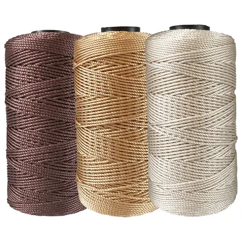 3pcs 100% Polyester Yarn, Ideal for Crochet Sun Hats, Outdoor Caps, Seat Cushions, Handbags, Slippers, DIY Crafts, Valentine's Gift, Premium Yarn Set