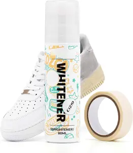 White Shoe Polish for Sneaker, Scuff Cover Shoe Whitener Whiteness on White Shoe Sneaker Leather Canvas, Mesh, Tennis, PU, Fabric,  and Rubber