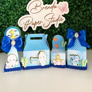 Candy Box for Party Birthday 3D Personalized Favor Box Pyramid Style Adorable Design Handmade with Delicate Finish Perfect for Candies and Party Favors