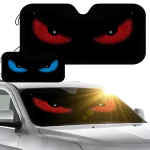 Foldable Car Windshield Front Window Sun Shade Cover Aluminum Sunshades Visor Heat UV Block Protector Fits Sedan/SUVs