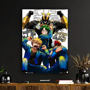 My Hero Academia: Deku, Bakugo & Todoroki 2025 Poster