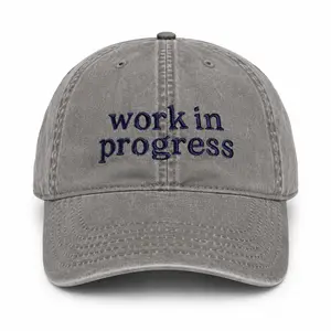 Work in Progress - TIMI Dad Hat – Embroidered Cotton Cap for Makers