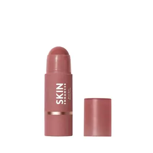 Skin Enhancer Blush Balm Stick, Vegan Formula, Easy to Use, Glides on Effortlessly, Non-Greasy, Doesn't Crease