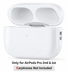 Wireless Charging  Replacement Case, Earbuds Not Included,Compatible with AirPods Pro 2nd & 1st, Bluetooth Pairing Sync Button(USB-C Port)