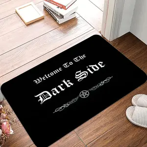 1 Piece 'Dark Side' Under Your Feet with Dark Ceremony and Gothic Style Printed Soft Kitchen, Door & Floor Mat, Living Room, Laundry, Bathroom Mat, Decorative Carpet, Decorative Rug, Home Decor Rug