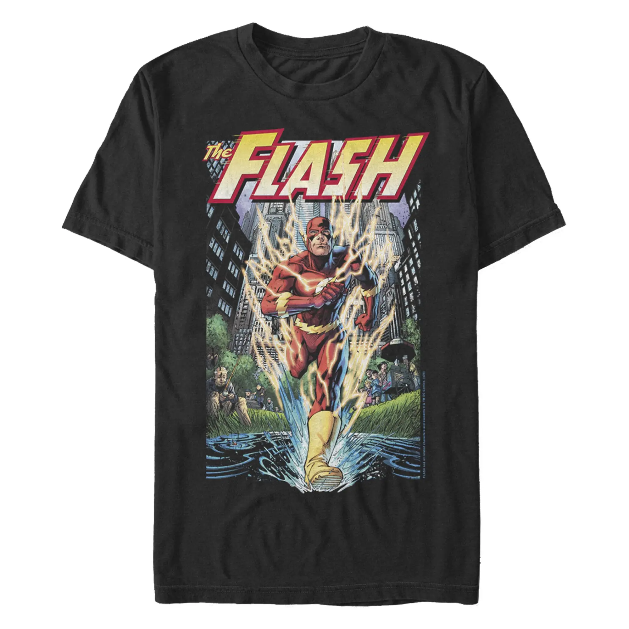 Men's The Flash City Run Poster T-Shirt