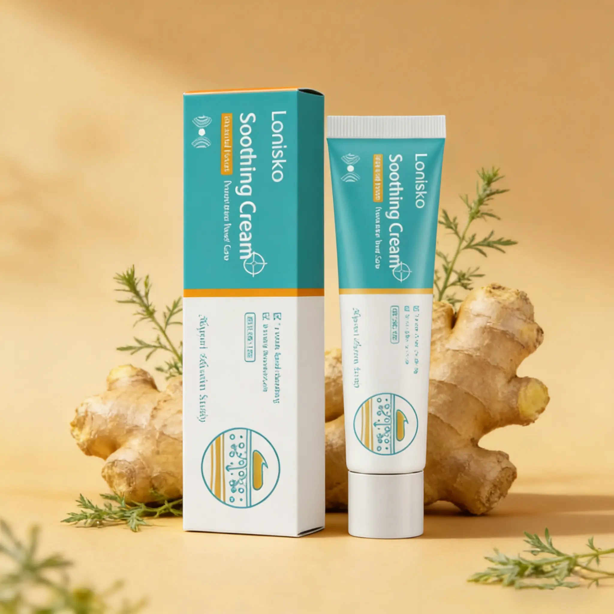 Herbal Varicose Veins Relief Cream 30g, Laniska Soothing Massage Cream, Relieve Pain Swelling, Repair Vein Discomfort, External Body Skin Care Lotion