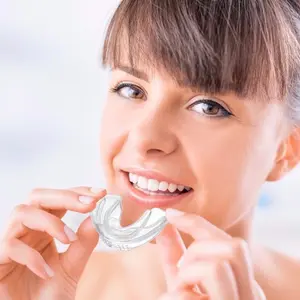Double-Layer Dental Guard, Sports Mouthguard for Teens, Upper and Lower Teeth Protection, No Boiling Needed, Ideal for Adolescents