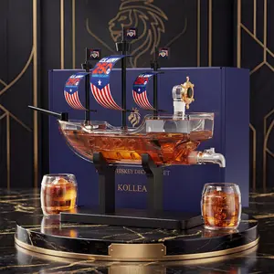 Father's Day Gift, Gifts for Men Dad, 250th Anniversary of the United States Decanter Set,   for Home Bar, Gift Ideas for Him, Husband, Father, Boyfriend, Mom, Anniversary, Sailor & Captain, Sailor Enthusiast liquor for Bar, dispenser Utensils