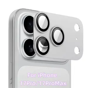 Camera Lens Protection Case for iPhone 17pro/17 Pro Max, Protective, Reinforced Glass, Durable Metal Frame, Scratch-Resistant Cover, Phone Accessories