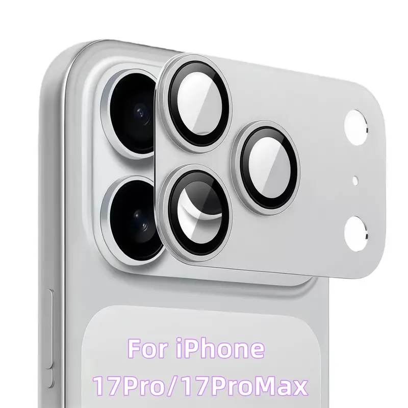Camera Lens Protection Case for iPhone 17pro/17 Pro Max, Protective, Reinforced Glass, Durable Metal Frame, Scratch-Resistant Cover, Phone Accessories