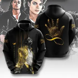 Michael Jackson 3D Hoodie All Over Print – Billie Jean Style Hoodie, Pop Culture Apparel
